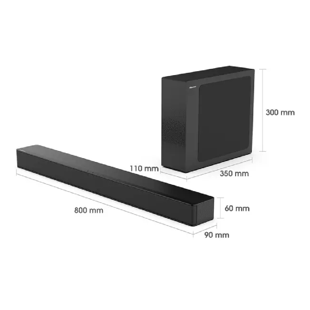 Soundbar 20W HS2100 2.1 CH