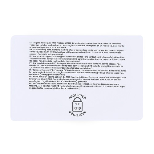 Tarjeta RFID Fatton