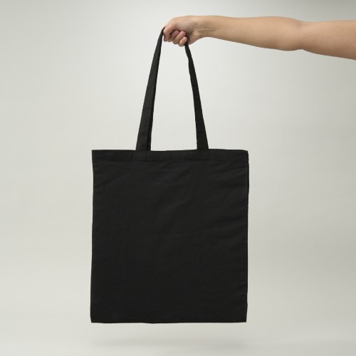 Bolsa de algodón negra